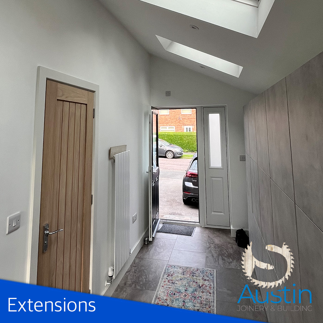 Extension project in Derbyshire