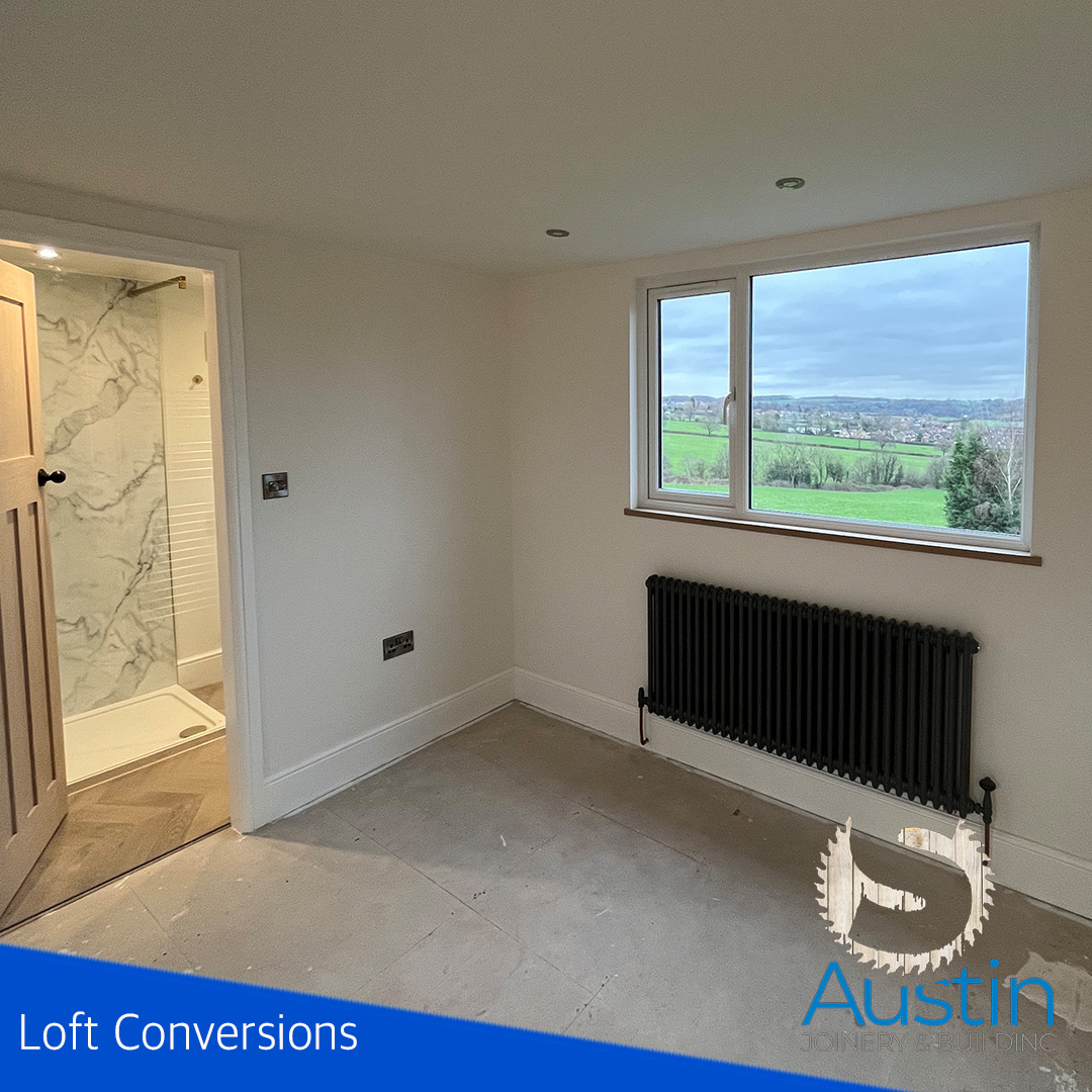 Loft conversion project in Derbyshire