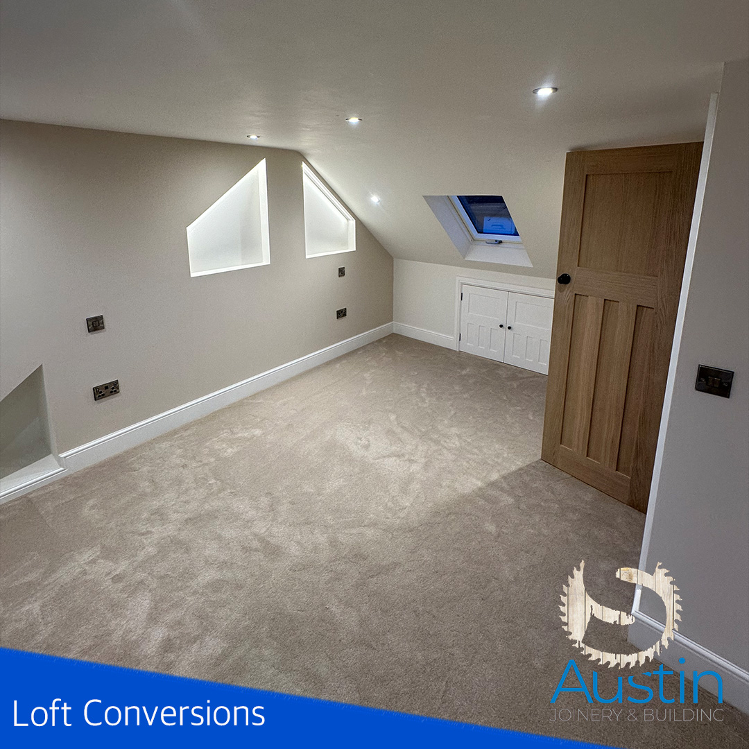 Loft conversion project in Derbyshire