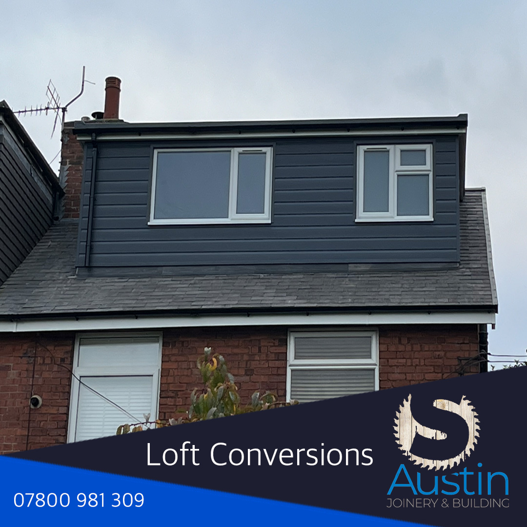 Loft conversion project in Derbyshire
