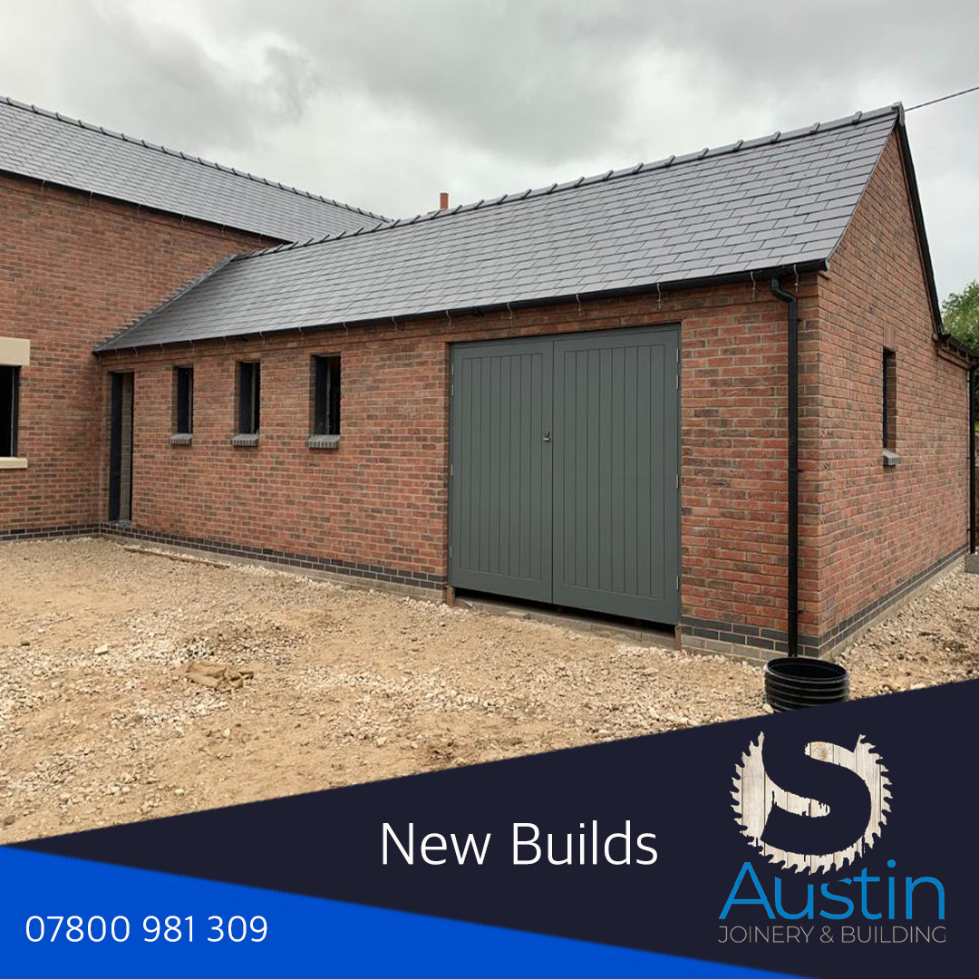 New build construction project in Derbyshire